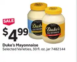 Stop&Shop Duke's Mayonnaise offer