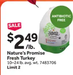 Stop&Shop Nature's Promise Fresh Turkey offer