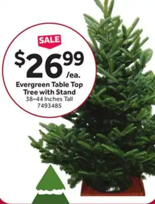 Stop&Shop Evergreen Table Top Tree with Stand offer