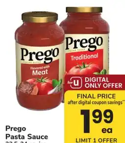ACME Prego Pasta Sauce offer