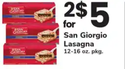 ACME San Giorgio Lasagna offer