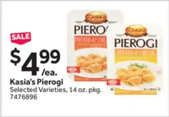 Stop&Shop Kasia's Pierogi offer