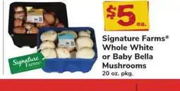 ACME Signature Farms Whole White or Baby Bella Mushrooms offer