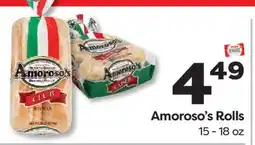 Weis Markets Amoroso's Rolls offer
