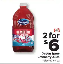 Weis Markets Ocean Spray Cranberry Juice offer