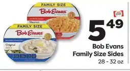 Weis Markets Bob Evans Family Size Sides offer