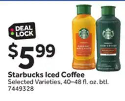 Stop&Shop Starbucks Iced Coffee offer