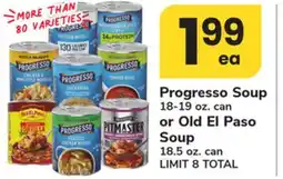 ACME Progresso Soup 18-19 oz. can or Old El Paso Soup 18.5 oz. can offer