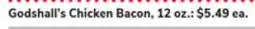ACME Godshall's Chicken Bacon offer