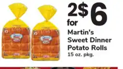 ACME Martin's Sweet Dinner Potato Rolls offer