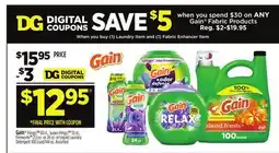 Dollar General Gain Fabric Products offer