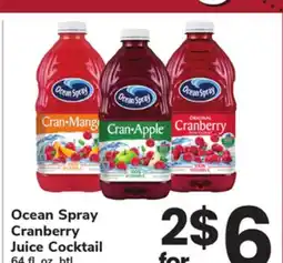 ACME Ocean Spray Cranberry Juice Cocktail offer