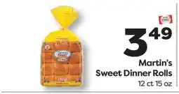 Weis Markets Martin's Sweet Dinner Rolls offer