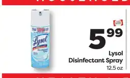 Weis Markets Lysol Disinfectant Spray offer