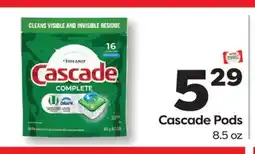 Weis Markets Cascade Pods offer