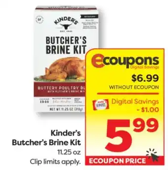 Weis Markets Kinder's Butcher's Brine Kit offer
