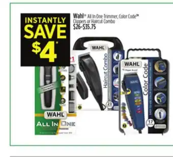 Dollar General Wahl All In One Clippers or Haircut Combo offer