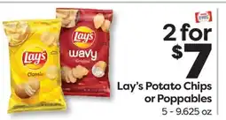 Weis Markets Lay's Potato Chips or Poppables offer