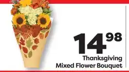 Weis Markets Thanksgiving Mixed Flower Bouquet offer