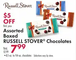 Boscov's Assorted Boxed RUSSELL STOVER Chocolates offer