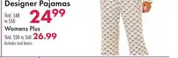 Boscov's Designer Pajamas offer
