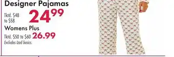 Boscov's Designer Pajamas offer