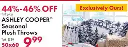 Boscov's ASHLEY COOPER Seasonal Plush Throws offer