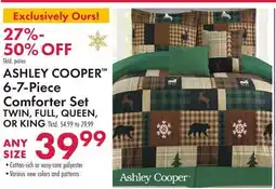 Boscov's ASHLEY COOPER 6-7-Piece Comforter Set offer