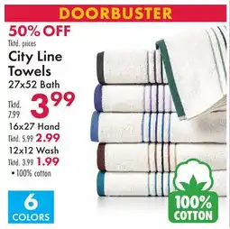 Boscov's City Line Towels offer