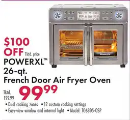 Boscov's POWERXL 26-qt. French Door Air Fryer Oven offer