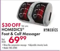 Boscov's HOMEDICS Foot & Calf Massager offer