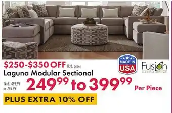 Boscov's Laguna Modular Sectional offer