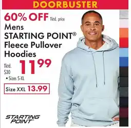 Boscov's Mens STARTING POINT Fleece Pullover Hoodies offer