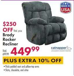 Boscov's Brody Rocker Recliner offer