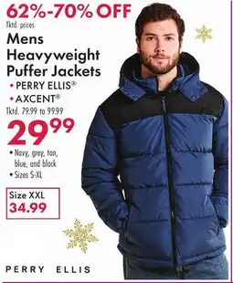 Boscov's Mens Heavyweight Puffer Jackets offer