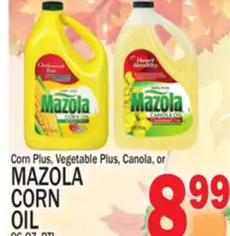 C Town MAZOLA CORN OIL offer