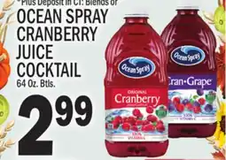 C Town OCEAN SPRAY CRANBERRY JUICE COCKTAIL offer