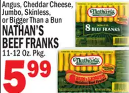 C Town NATHAN'S BEEF FRANKS offer