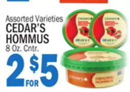 C Town CEDAR'S HOMMUS offer