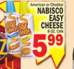 C Town NABISCO EASY CHEESE offer