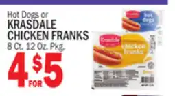 C Town KRASDALE CHICKEN FRANKS offer