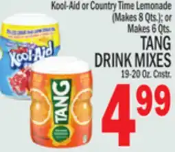 C Town TANG DRINK MIXES 19-20 Oz. Cnstr offer