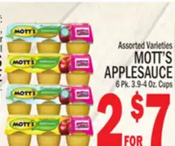 C Town MOTT'S APPLESAUCE offer