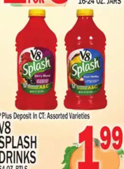 C Town V8 SPLASH DRINKS offer