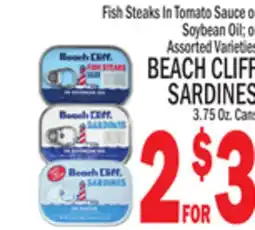 C Town BEACH CLIFF SARDINES offer