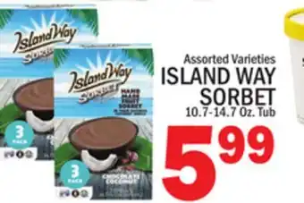C Town ISLAND WAY SORBET offer
