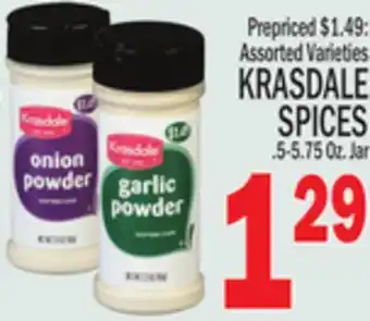 C Town KRASDALE SPICES offer