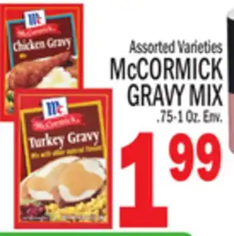 C Town McCORMICK GRAVY MIX offer