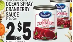 C Town OCEAN SPRAY CRANBERRY SAUCE offer