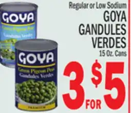 C Town GOYA GANDULES VERDES offer